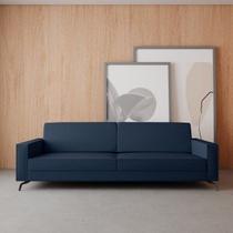 Sofá Living para 2 Lugares 180cm Fly Azul Jeans Sofá Living para 2 Lugares 180cm Fly Azul Jeans