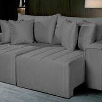 Sofá Living Retrátil com Molas 230 Cm Veludo Veneza