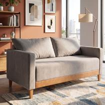 Sofá Living Siena 2 Lugares 160cm Veludo com Molas Bonnel Sofá Living Siena 2 Lugares 160cm Veludo com Molas Bonnel