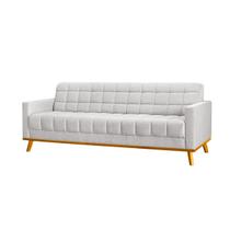 Sofa Living Van Gogh Pes Madeira Macica Conforto Linho Sofisticado Decoração
