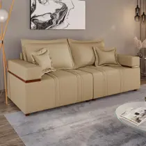 Sofá Living Verona 3 Lugares 2,00m Castor