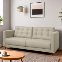 Sofá Living Viena 2 Lugares 170cm para Sala Recepção Consultório Linho - SOFA STORE Sofá Living Viena 2 Lugares 170cm para Sala Recepção Consultório Linho - SOFA STORE