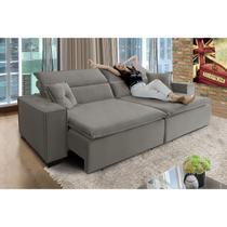 Sofá Londres 3.00m Retrátil e Reclinável Pillow Top