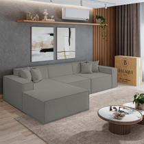 Sofá Luma 3 lugares 2,75m com Chaise CompactAir - Balaqui