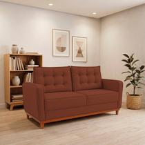 Sofá Luxo Moderno Sala de Estar 2 Lugares Samuel