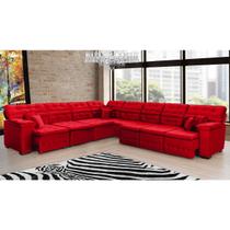 Sofá Magno 3.32x4.57m de Canto, Retrátil e Reclinável