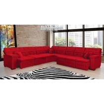 Sofá Magno 3.97x4.57m de Canto, Retrátil e Reclinável