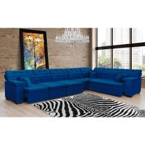 Sofá Magno 4.57x2.37m de Canto, Retrátil e Reclinável