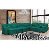 Sofá Magno 4.57x2.37m de Canto, Retrátil e Reclinável