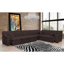 Sofá Magno 4.57x2.57m de Canto, Retrátil e Reclinável