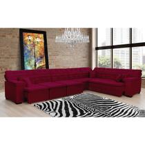 Sofá Magno 4.57x2.57m de Canto, Retrátil e Reclinável