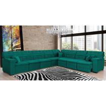 Sofá Magno 4.57x3.77m de Canto, Retrátil e Reclinável