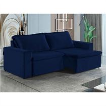 Sofa Malibu 3 Lugares 220 cm Pes de Madeira Talento Móveis