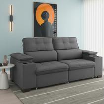 Sofá Manaus 200 Cm Retrátil Reclinavél Sofá Manaus 200 Cm Retrátil Reclinavél