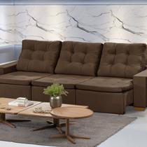 Sofá Manaus Modular 6 Lugares 305cm Retrátil e Reclinável