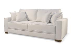 Sofá Marrocos 3 Lugares Linho OffWhite 2,0m Confortável Sala