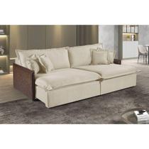 Sofá Martins M-160 Linho 2 Módulos De 80cm Estofados Martins Linho Creme Sofá Martins M-160 Linho 2 Módulos De 80cm Estofados Martins Linho Creme
