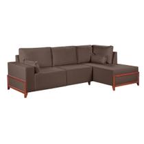 Sofa Martins M-186 Canto - V-211 Marrom Sofa Martins M-186 Canto - V-211 Marrom