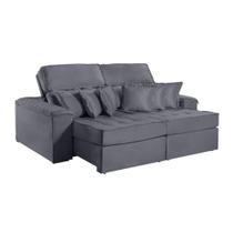 Sofa Martins M-188 02 Md.80 Com Almofadas V-211 Grafite Sofa Martins M-188 02 Md.80 Com Almofadas V-211 Grafite