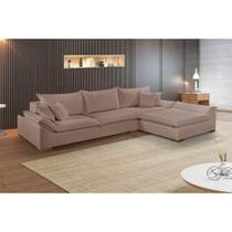 Sofá Martins M-201 Boucle Canto Invertido Estofados Martins Boucle Marrom Sofá Martins M-201 Boucle Canto Invertido Estofados Martins Boucle Marrom