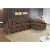 Sofá Martins M-201 Veludo Canto Invertido Estofados Martins