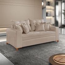 Sofá Martins M-205 Linho 200cm Living Estofados Martins Linho Bege Mesclado Sofá Martins M-205 Linho 200cm Living Estofados Martins Linho Bege Mesclado