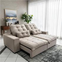 Sofá Milano Super Abertura 2,30x1,90mt Retrátil e Reclinável