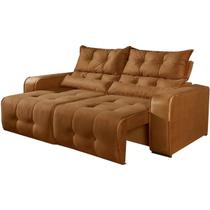 Sofá Minas 2 Lugares Retrátil e Reclinável Tecido Suede 180cm Aifos Cor Cobre Sofá Minas 2 Lugares Retrátil e Reclinável Tecido Suede 180cm Aifos Cor Cobre