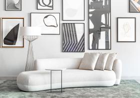 Sofá Mint - Linho Tramado Cru