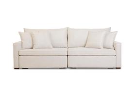 Sofá Modena 2,20m Linho Royal Palha Sofá Modena 2,20m Linho Royal Palha