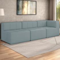 Sofá Modulado 3 Lugares 231cm Espuma D33 Multimóveis CR45359