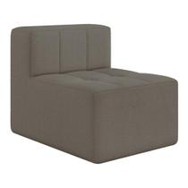 Sofá Modulado Na Caixa 1 Lugar 77cm Espuma D33 Multimóveis CR45350 Bege Escuro Sofá Modulado Na Caixa 1 Lugar 77cm Espuma D33 Multimóveis CR45350 Bege Escuro