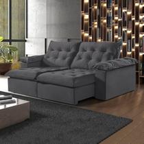 Sofá Modulado Retrátil e Reclinável 230cm Genebra