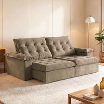 Sofá Modulado Retrátil e Reclinável 250cm Genebra Sofá Modulado Retrátil e Reclinável 250cm Genebra