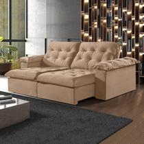 Sofá Modulado Retrátil e Reclinável 290cm Genebra