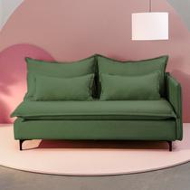 Sofá Modular 2 Lugares Braço Lateral com Pé Metal Sôma CabeCasa MadeiraOriginals