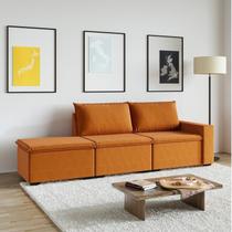 Sofá Modular 2 Lugares com Braço Lateral Direita Zen CabeCasa MadeiraOriginals Sofá Modular 2 Lugares com Braço Lateral Direita Zen CabeCasa MadeiraOriginals