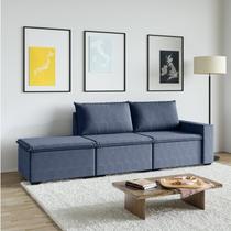 Sofá Modular 2 Lugares com Braço Lateral Direita Zen CabeCasa MadeiraOriginals Sofá Modular 2 Lugares com Braço Lateral Direita Zen CabeCasa MadeiraOriginals