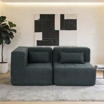 Sofá Modular 2 Lugares com Braço Lateral Easybox CabeCasa MadeiraOriginals