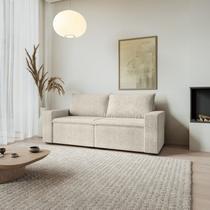 Sofá Modular 2 Lugares com Braços Laterais Zen CabeCasa MadeiraOriginals Sofá Modular 2 Lugares com Braços Laterais Zen CabeCasa MadeiraOriginals