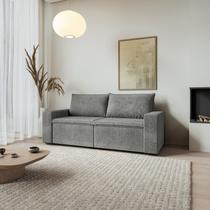 Sofá Modular 2 Lugares com Braços Laterais Zen CabeCasa MadeiraOriginals