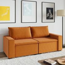 Sofá Modular 2 Lugares com Braços Laterais Zen CabeCasa MadeiraOriginals Sofá Modular 2 Lugares com Braços Laterais Zen CabeCasa MadeiraOriginals