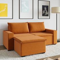 Sofá Modular 2 Lugares com Braços Laterais Zen CabeCasa MadeiraOriginals Sofá Modular 2 Lugares com Braços Laterais Zen CabeCasa MadeiraOriginals