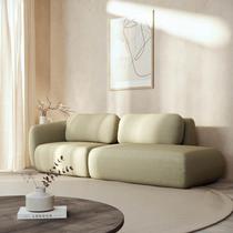 Sofá Modular 2 Lugares Com Sumiê Orla CabeCasa MadeiraOriginals Verde Água Sofá Modular 2 Lugares Com Sumiê Orla CabeCasa MadeiraOriginals Verde Água
