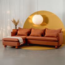 Sofá Modular 3 Lugares com Chaise e Pé Bolinha Sôma CabeCasa MadeiraOriginals Sofá Modular 3 Lugares com Chaise e Pé Bolinha Sôma CabeCasa MadeiraOriginals