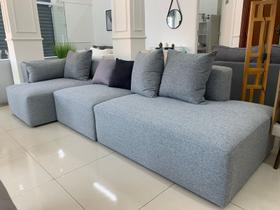 Sofá Modular 3,00 Chaise Modular Linho Modulado