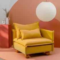 Sofá Modular Braço Lateral com Pé Bolinha Sôma CabeCasa MadeiraOriginals Sofá Modular Braço Lateral com Pé Bolinha Sôma CabeCasa MadeiraOriginals