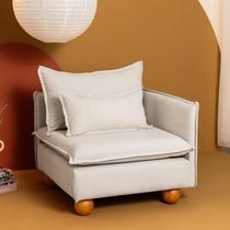 Sofá Modular Braço Lateral com Pé Bolinha Sôma CabeCasa MadeiraOriginals Sofá Modular Braço Lateral com Pé Bolinha Sôma CabeCasa MadeiraOriginals