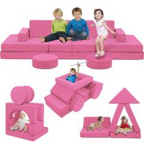 Sofá Modular de Espuma para Brincar Infantil Edbuosy 22 Peças Sofá Modular de Espuma para Brincar Infantil Edbuosy 22 Peças