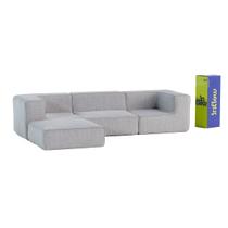 Sofá Modular Flow Na Caixa 3 Lugares Com 2 Braços 1 Chaise